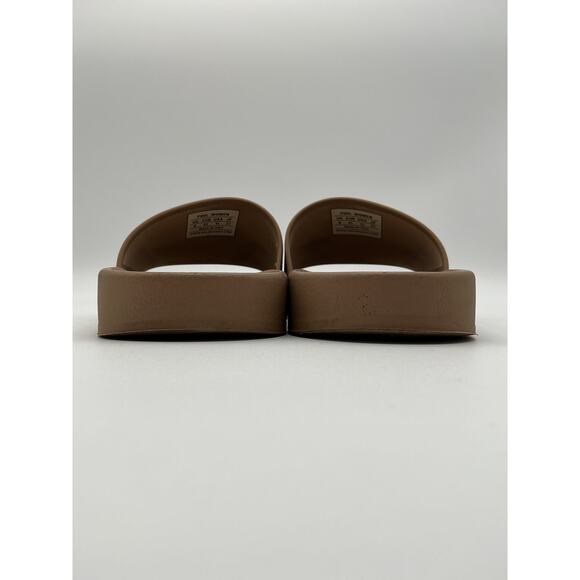 Balenciaga Logo Beige Rubber Slide Sandals Size 11 - Picture 5 of 6